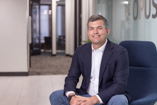 portrait of a smiling person in business attire